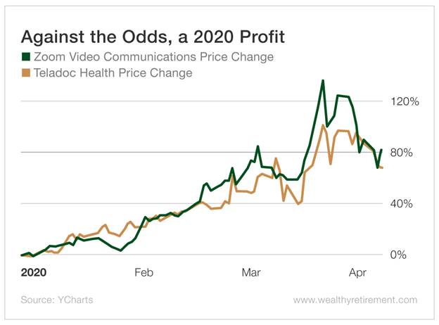 Chart - Against the Odds, a 2020 Profit