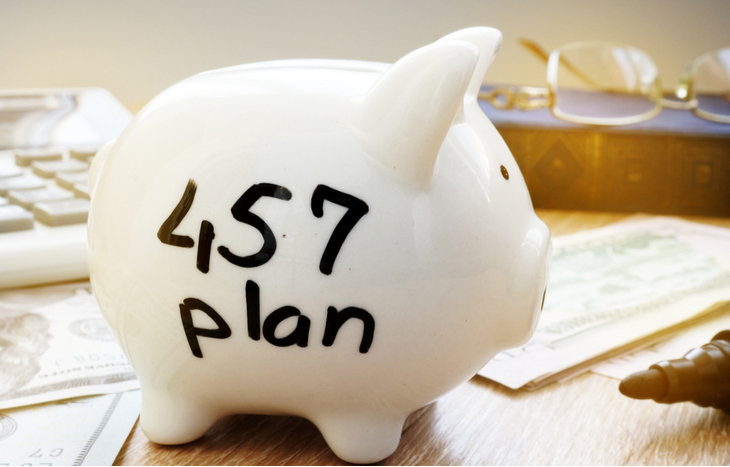 A piggybank posing as a 457 plan