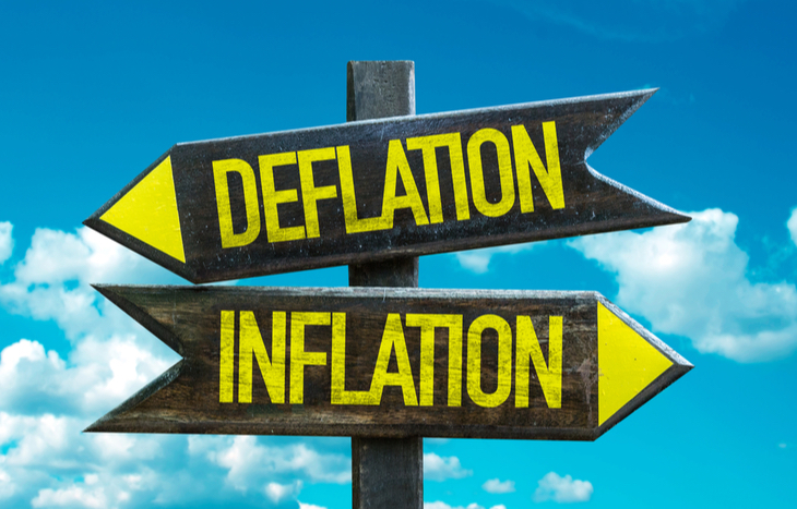 Understand the difference between deflation and inflation