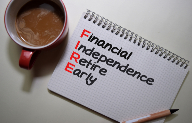 The FIRE retirement plans stand for "financial independence, retire early."