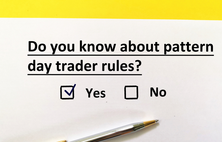 Checking the box that you know the pattern day trading rules